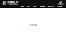 Tablet Screenshot of interlam-design.com
